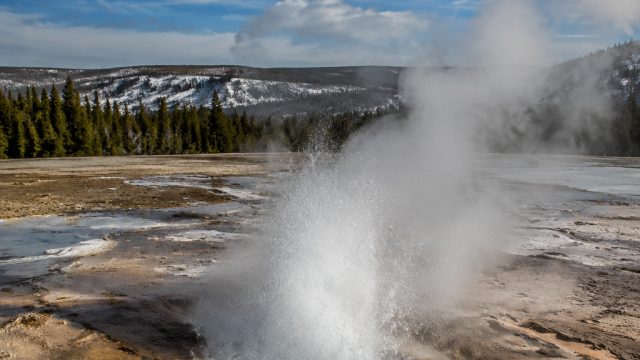 Yellowstone National Park Experiences Recent Hydrothermal Activity